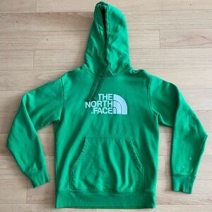 The North Face hoodie green